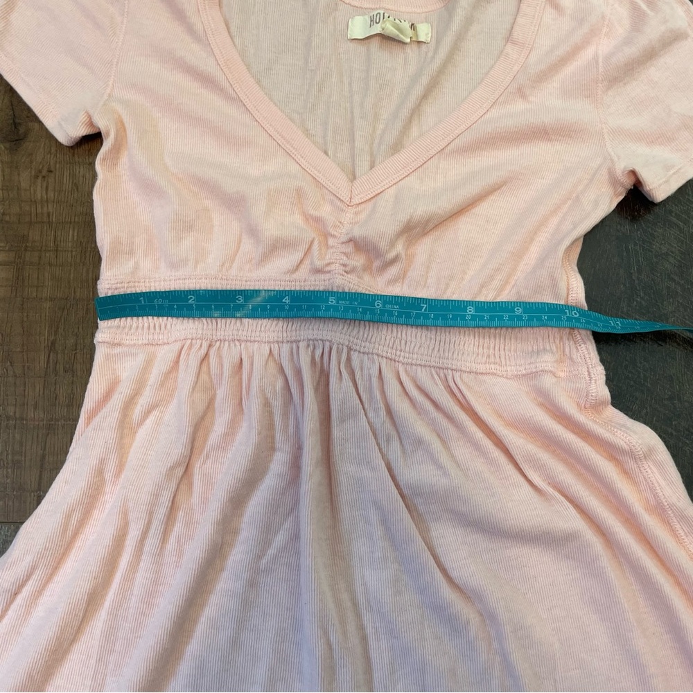 Hollister Y2K Lace Babydoll Pink Top S Coquette - Picture 7 of 9